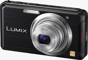 Panasonic's Lumix DMC-FX90 digital camera. Photo provided by Panasonic Consumer Electronics Co. Click for a bigger picture!
