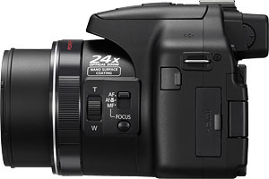 Panasonic's Lumix DMC-FZ150 digital camera. Photo provided by Panasonic Consumer Electronics Co. Click for a bigger picture!