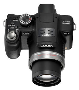 Panasonic's Lumix DMC-FZ35 digital camera. Photo provided by Panasonic Consumer Electronics Co. Click for a bigger picture!