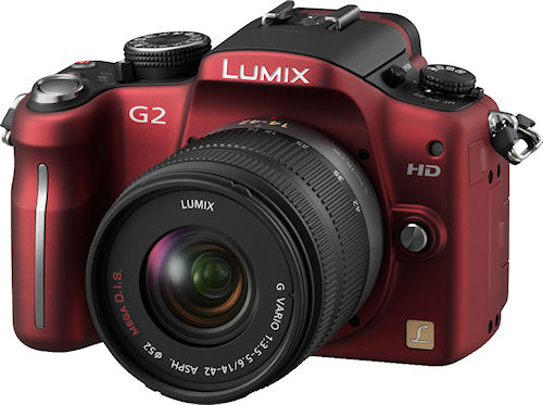 Panasonic's Lumix DMC-G2 single-lens direct view camera. Photo provided by Panasonic Consumer Electronics Co. Click for a bigger picture!