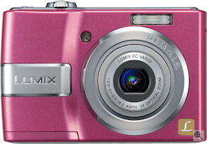 Panasonic's Lumix DMC-LS80 digital camera. Courtesy of Panasonic, with modifications by Michael R. Tomkins. Click for a bigger picture!
