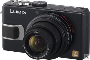 Panasonic's Lumix DMC-LX2 digital camera. Courtesy of Panasonic, with modifications by Michael R. Tomkins. Click for a bigger picture!