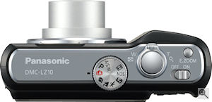 Panasonic's Lumix DMC-LZ10 digital camera. Courtesy of Panasonic, with modifications by Michael R. Tomkins. Click for a bigger picture!