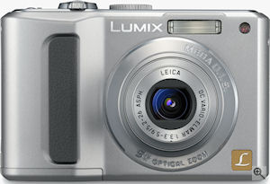 Panasonic's Lumix DMC-LZ8 digital camera. Courtesy of Panasonic, with modifications by Michael R. Tomkins. Click for a bigger picture!