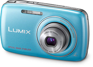 Panasonic's Lumix DMC-S1 digital camera. Photo provided by Panasonic Consumer Electronics Co. Click for a bigger picture!