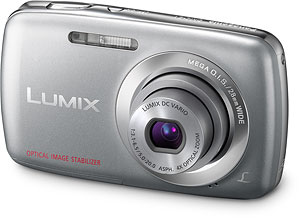 Panasonic's Lumix DMC-S1 digital camera. Photo provided by Panasonic Consumer Electronics Co. Click for a bigger picture!