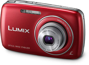 Panasonic's Lumix DMC-S3 digital camera. Photo provided by Panasonic Consumer Electronics Co. Click for a bigger picture!