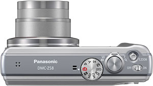 Panasonic's DMC-ZS8 digital camera. Photo provided by Panasonic Consumer Electronics Co. Click for a bigger picture!