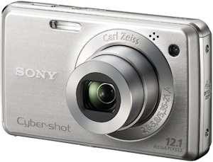 Sony's Cyber-shot DSC-W220 digital camera. Photo provided by Sony Electronics Inc. Click for a bigger picture!