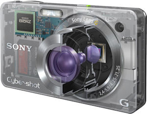 Sony's Cyber-shot DSC-WX1 digital camera. Photo provided by Sony Electronics Inc. Click for a bigger picture!