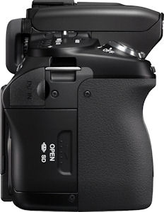 Sony's Alpha DSLR-A500 digital SLR. Photo provided by Sony Electronics Inc. Click for a bigger picture!