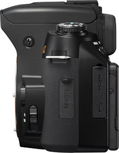 Sony's Alpha DSLR-A500 digital SLR. Photo provided by Sony Electronics Inc. Click for a bigger picture!