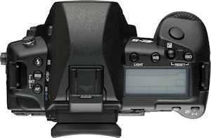 Olympus' E-5 digital SLR. Photo provided by Olympus Imaging America Inc. Click for a bigger picture!