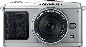 Olympus' E-P1 digital camera. Photo provided by Olympus Imaging America Inc. Click for a bigger picture!