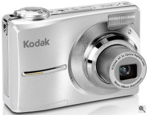 Kodak's EasyShare C613 digital camera. Courtesy of Kodak, with modifications by Michael R. Tomkins. Click for a bigger picture!