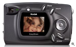 Kodak's EasyShare CX4200 digital camera. Courtesy of Eastman Kodak CO., with modifications by Michael R. Tomkins.