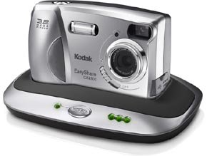 Kodak's EasyShare CX4300 digital camera. Courtesy of Eastman Kodak Co., with modifications by Michael R. Tomkins.
