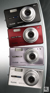 Kodak's EasyShare V530 digital camera. Courtesy of Eastman Kodak Co., with modifications by Michael R. Tomkins. Click for a bigger picture!