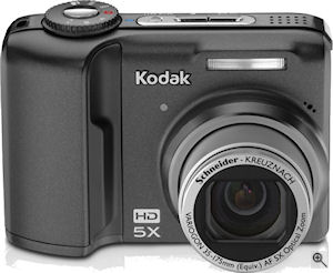 Kodak's EasyShare Z1085 IS digital camera. Courtesy of Kodak, with modifications by Michael R. Tomkins. Click for a bigger picture!