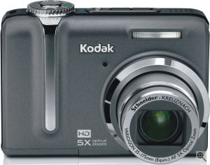 Kodak's EasyShare Z1275 digital camera. Courtesy of Kodak, with modifications by Michael R. Tomkins. Click for a bigger picture!