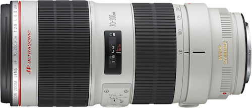 Canon's EF 70-200mm f/2.8L IS II USM lens. Photo provided by Canon. Click for a bigger picture!