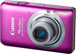 Canon's PowerShot ELPH 100 HS digital camera. Photo provided by Canon USA Inc. Click for a bigger picture!
