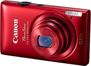 Canon's PowerShot ELPH 300 HS digital camera. Photo provided by Canon USA Inc. Click for a bigger picture!
