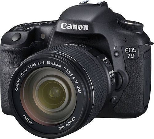 Canon's EOS 7D digital SLR. Photo provided by Canon. Click for a bigger picture!