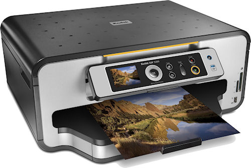 The KODAK ESP 7250 All-in-One (AiO) printer. Photo provided by Eastman Kodak Co. Click for a bigger picture!