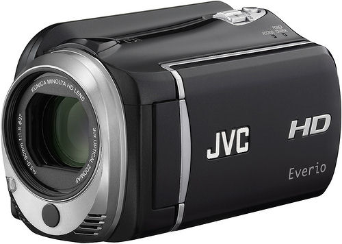 JVC's EverioMemory GZ-HD620 camcorder. Photo provided by JVC Americas Corp.