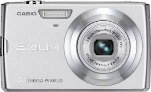 Casio's EXILIM Zoom EX-Z250 digital camera. Courtesy of Casio, with modifications by Michael R. Tomkins. Click for a bigger picture!