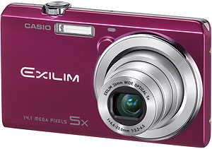 Casio's EXILIM EX-ZS10 digital camera. Photo provided by Casio America Inc. Click for a bigger picture!