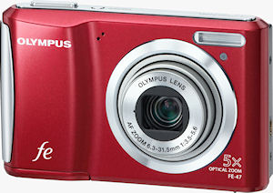 Olympus' FE-47 digital camera. Photo provided by Olympus Imaging America Inc. Click for a bigger picture!
