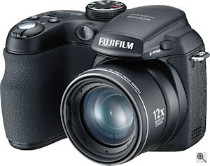 Fujifilm's FinePix S1000fd digital camera. Courtesy of Fujifilm, with modifications by Michael R. Tomkins. Click for a bigger picture!