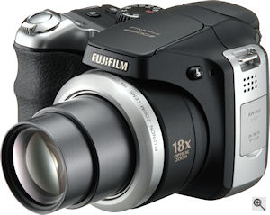 Fujifilm's FinePix S8100FD digital camera. Courtesy of Fujifilm, with modifications by Michael R. Tomkins. Click for a bigger picture!