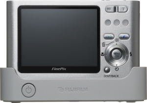 Fujifilm's FinePix Z1 digital camera. Courtesy of Fujifilm, with modifications by Michael R. Tomkins. Click for a bigger picture!