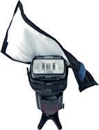 The Rogue FlashBender Small Positionable Reflector. Photo provided by ExpoImaging Inc. Click for a bigger picture!
