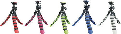 Rollei's Flexipod 100 tripod is available in a variety of colors. Photo provided by Rollei. Click for a bigger picture!