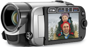 Canon's FS21 flash memory camcorder. Photo provided by Canon U.S.A. Inc. Click for a bigger picture!