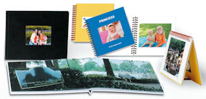 Photobooks created with Fujifilm's Order Terminal Plug-in software. Courtesy of Fujifilm, with modifications by Michael R. Tomkins. Click for a bigger picture!