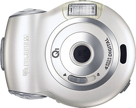 Fujifilm's Q1 DIGITAL 4.0 Ir digital camera. Courtesy of Fujifilm, with modifications by Michael R. Tomkins.