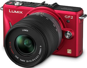 The Panasonic Lumix DMC-GF2 digital camera. Photo provided by Panasonic Consumer Electronics Co. Click for a bigger picture!