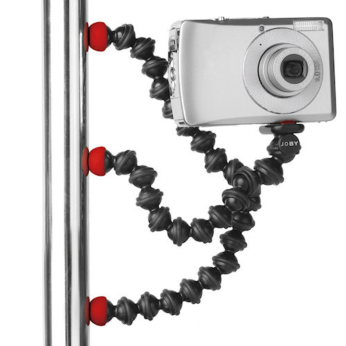 The Gorillapod Magnetic in use. Photo provided by Joby Inc. Click for a bigger picture!