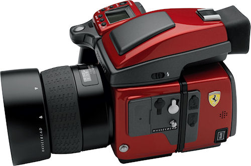 Hasselblad's H4D Ferrari Limited Edition. Photo provided by Victor Hasselblad AB. Click for a bigger picture!