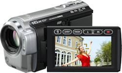 Panasonic's HDC-SD10 camcorder. Photo provided by Panasonic UK Ltd. Click for a bigger picture!