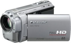 Panasonic's HDC-TM10 camcorder. Photo provided by Panasonic UK Ltd. Click for a bigger picture!