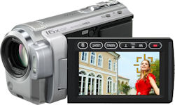 Panasonic's HDC-TM10 camcorder. Photo provided by Panasonic UK Ltd. Click for a bigger picture!