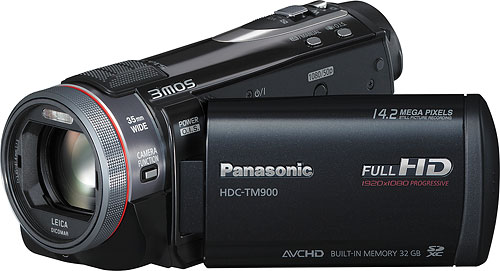 Panasonic's HDC-TM900 camcorder. Photo provided by Panasonic Consumer Electronics Co. Click for a bigger picture!