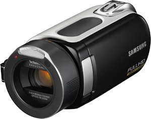 Samsung HMX-H100 digital camcorder. Photo provided by Samsung Electronics America Inc. Click for a bigger picture!