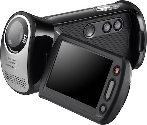 The Samsung HMX-T10 camcorder. Photo provided by Samsung Electronics Co. Ltd. Click for a bigger picture!